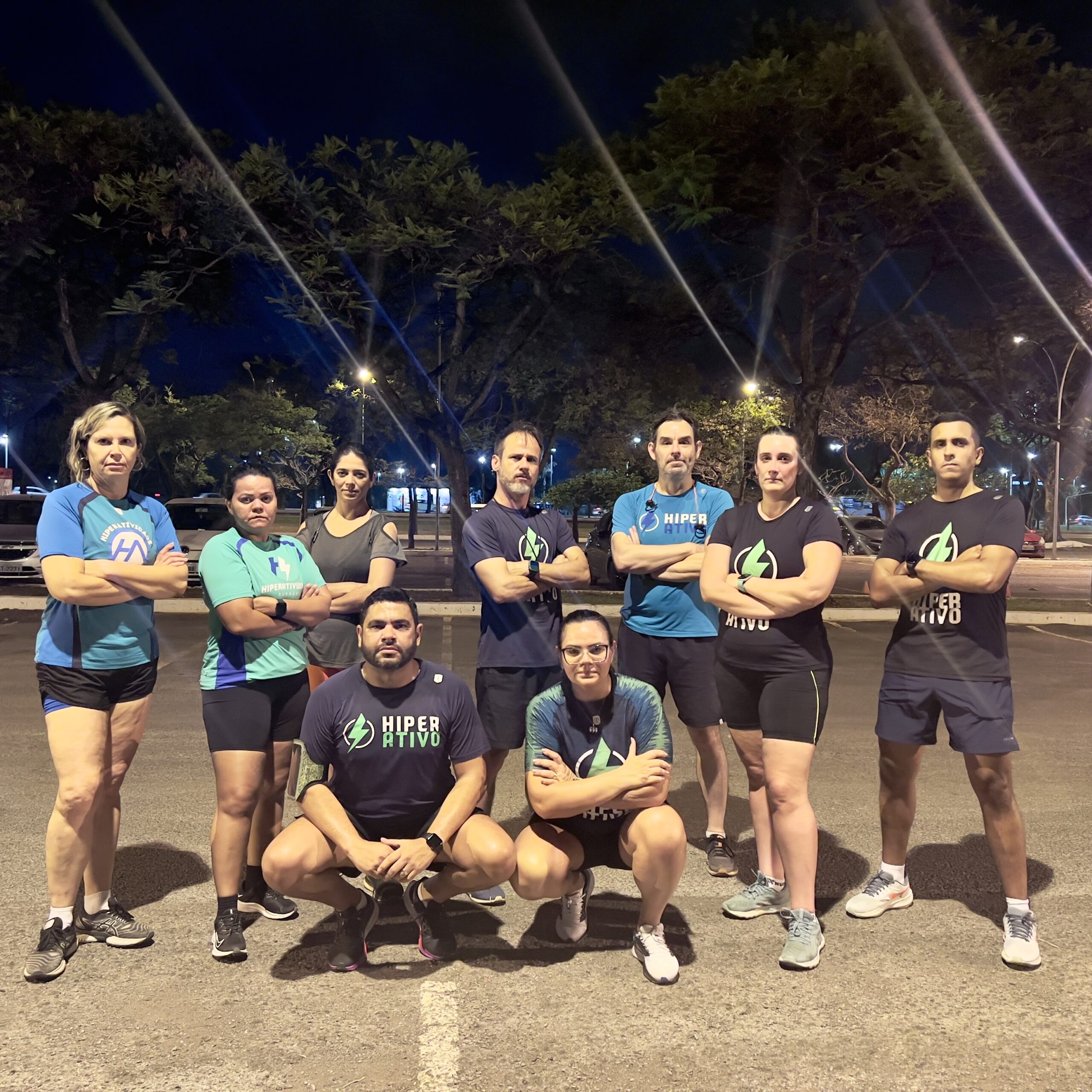 Treino coletivo do Hiperativo